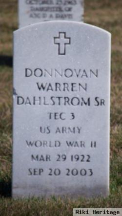 Donnovan Warren Dahlstrom, Sr