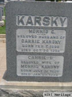 Morris G Karsky