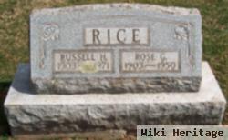 Rose G. Tracy Rice