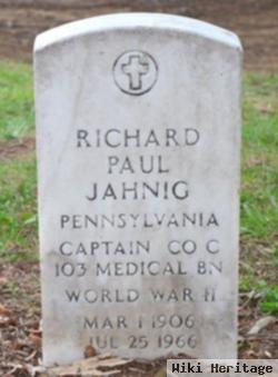 Cpt Richard Paul Jahnig