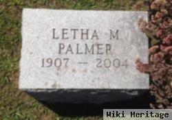 Letha M. Palmer