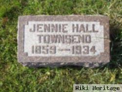 Jennie E Hall Townsend