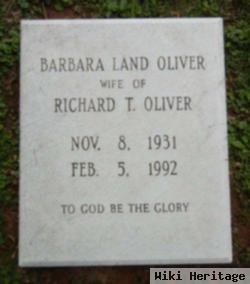 Barbara Land Oliver