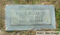 Willie A Dabney