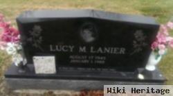 Lucy M Lanier