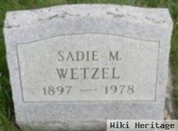 Sadie M Wisner Wetzel