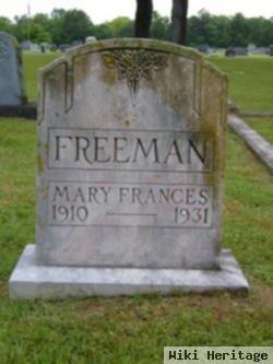 Mary Frances Freeman