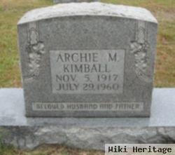 Archie Mcdonald Kimball