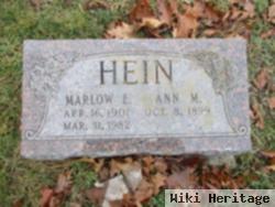 Ann M Hein