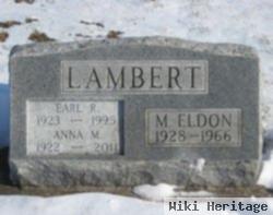 Earl R Lambert