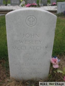 John Wesley Mcclatchy