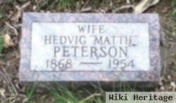 Hedvig "mattie" Miller Peterson