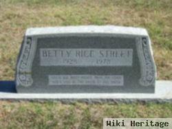 Betty Rice Street