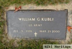 William G Kubli