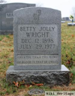 Betty Jolly Wright