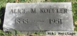 Alice M Laubach Koehler