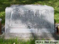 Violet Simmons Bates