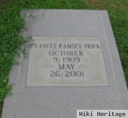 Frances Ramsey Frick