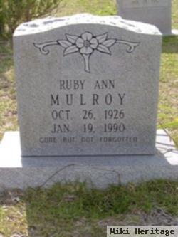 Ruby Ann Mulroy