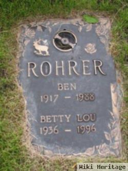 Betty Lou Rohrer