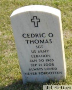 Sgt Cedric Q Thomas