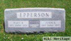 Mary B Epperson