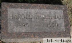 Harold W. Lehman