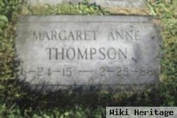 Margaret Anne Thompson