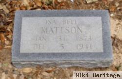 Sarah Isabell "bell" Smith Matson