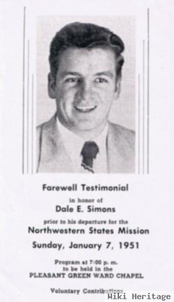 Dale Edward Simons