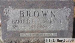 Harold E Brown