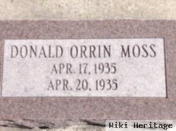 Donald Orrin Moss