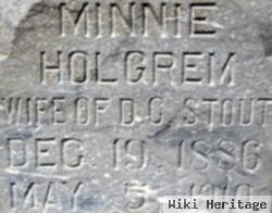 Wilhelmina "minnie" Holmgrem Stout