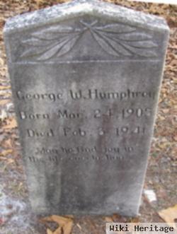 George W Humphrey