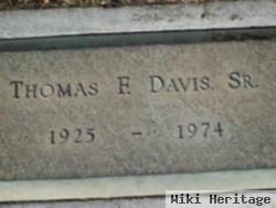 Thomas F Davis, Sr