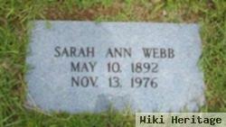 Sarah Ann Tipton Webb