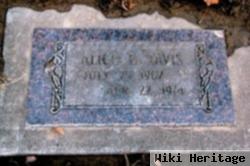 Alice Ernestine Templin Tavis