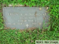 Ervin K Mcnicholas