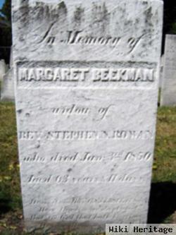 Margaret Beekman Rowan