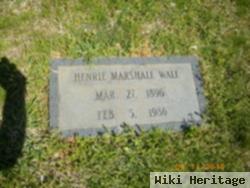 Henrie Louise Marshall Wall