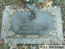 Alice M Duvall