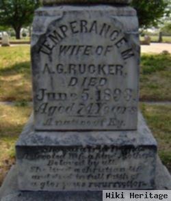 Temperance M Sharp Rucker