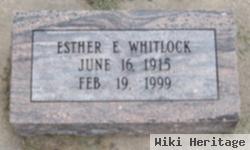 Esther E Whitlock