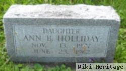 Ann B Holliday