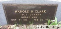 Harold R Clark