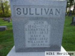 Infant William W. Sullivan