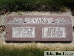 Boyd M Evans