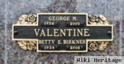 Betty Eleanor Birkner Valentine