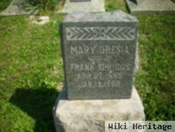 Mary Dresia Spriggs