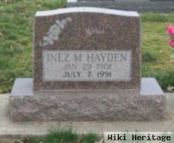 Inez M Burwell Hayden